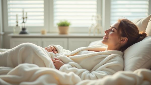 Offrez-vous du confort avec un peignoir polaire femme